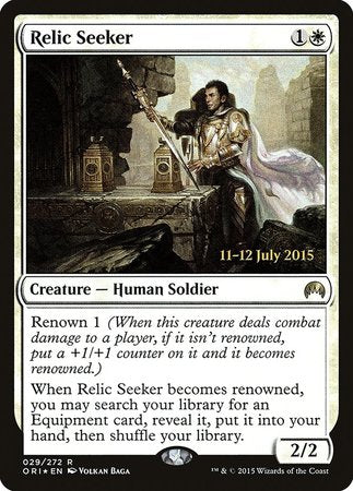 Relic Seeker [Magic Origins Promos] | Spectrum Games