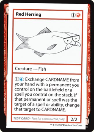 Red Herring (2021 Edition) [Mystery Booster Playtest Cards] | Spectrum Games