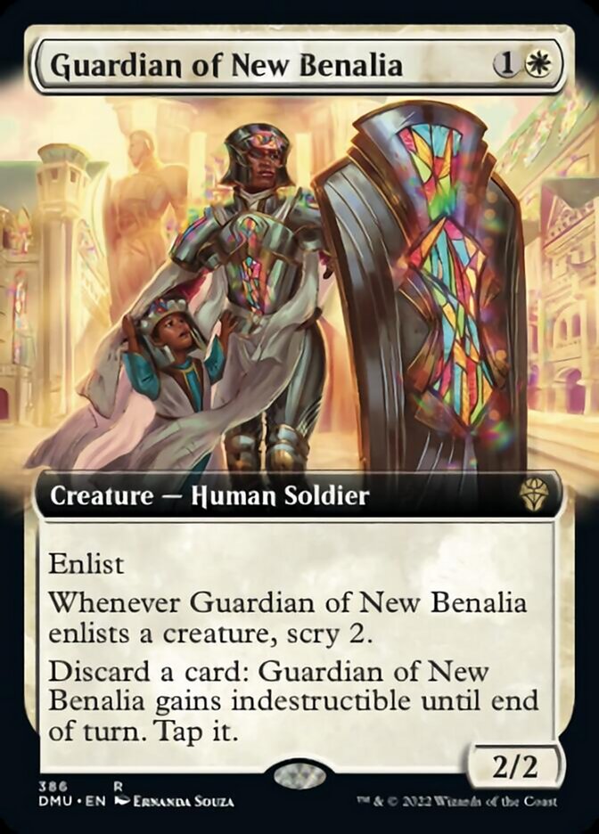 Guardian of New Benalia (Extended Art) [Dominaria United] | Spectrum Games