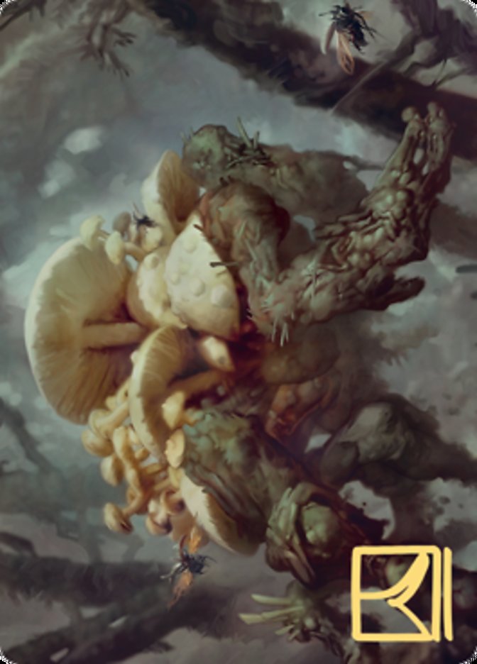 Swarm Shambler Art Card (Gold-Stamped Signature) [Zendikar Rising Art Series] | Spectrum Games