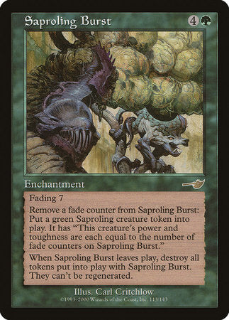 Saproling Burst [Nemesis] | Spectrum Games