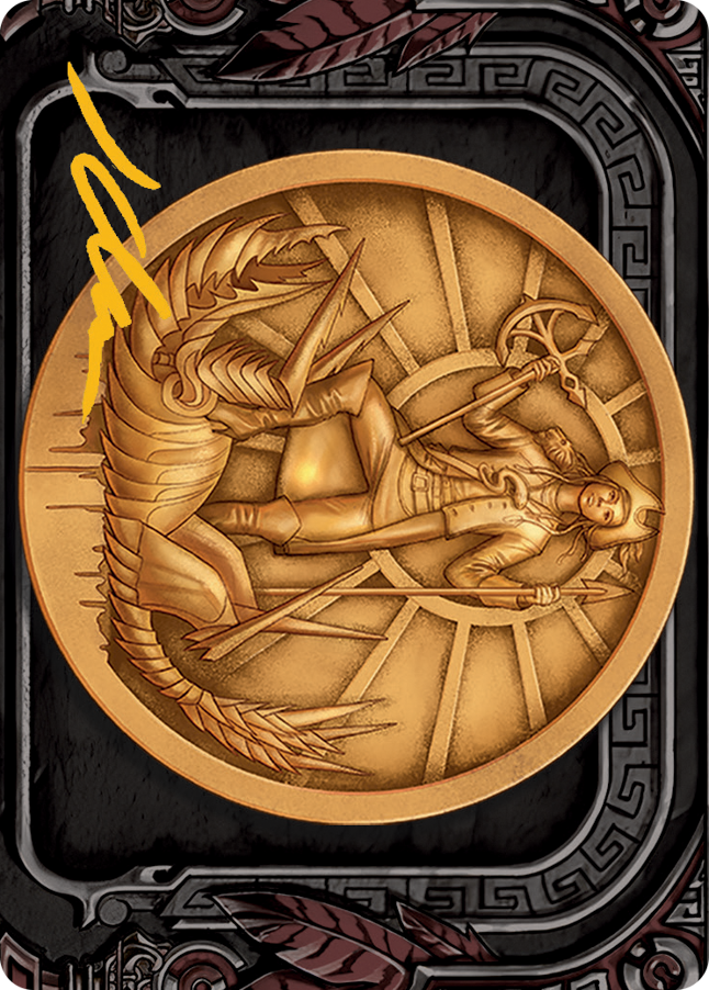 Captain Lannery Storm Art Card (Gold-Stamped Signature) [March of the Machine Art Series] | Spectrum Games