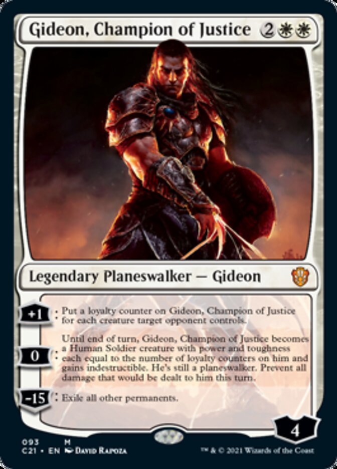 Gideon, Champion of Justice [Commander 2021] | Spectrum Games