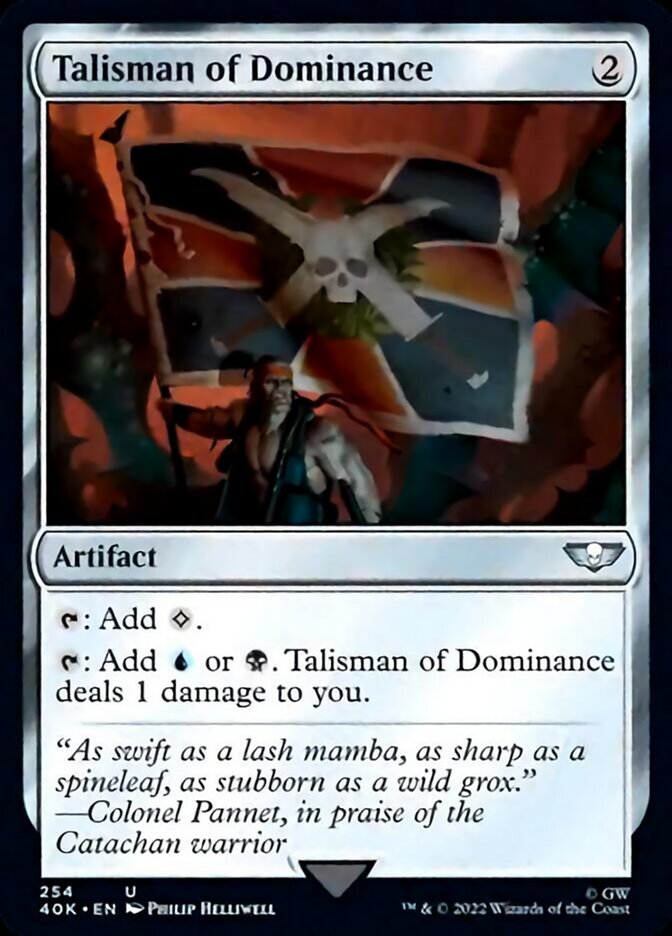 Talisman of Dominance (254) (Surge Foil) [Universes Beyond: Warhammer 40,000] | Spectrum Games