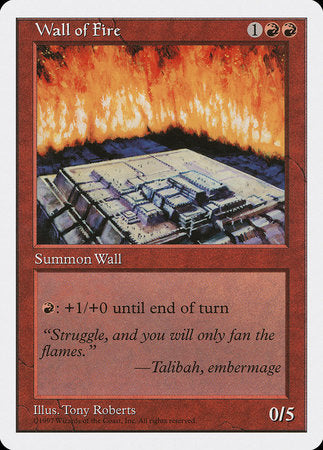 Wall of Fire [Fifth Edition] | Spectrum Games