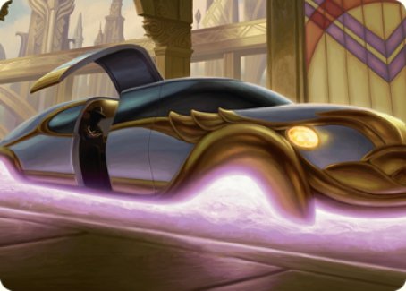 Mysterious Limousine Art Card [Streets of New Capenna Art Series] | Spectrum Games