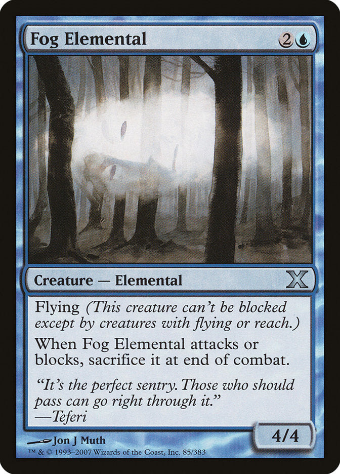Fog Elemental [Tenth Edition] | Spectrum Games