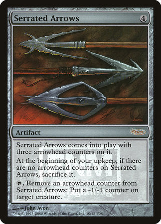 Serrated Arrows [Friday Night Magic 2008] | Spectrum Games