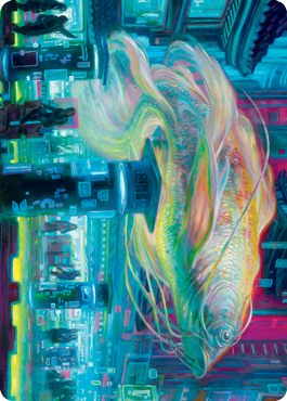 Skyswimmer Koi Art Card [Kamigawa: Neon Dynasty Art Series] | Spectrum Games