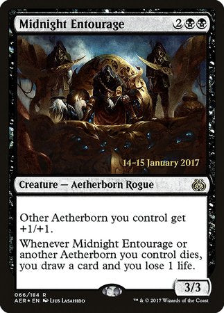 Midnight Entourage [Aether Revolt Promos] | Spectrum Games