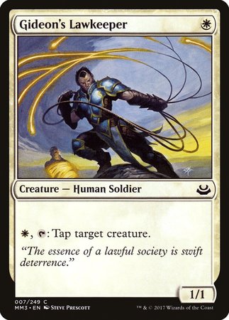Gideon's Lawkeeper [Modern Masters 2017] | Spectrum Games