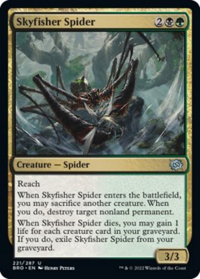 Skyfisher Spider [The Brothers' War] | Spectrum Games