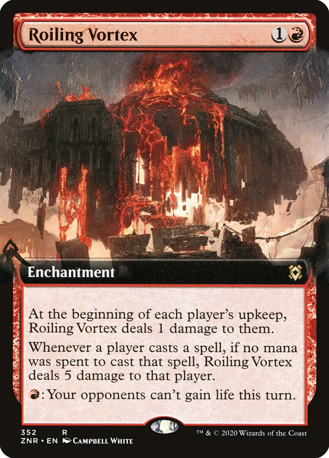 Roiling Vortex (Extended Art) [Zendikar Rising] | Spectrum Games