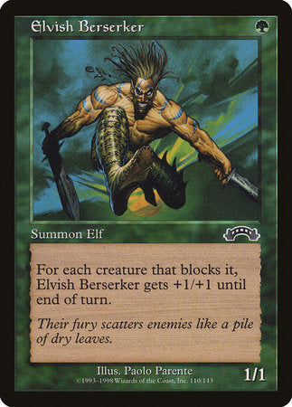 Elvish Berserker [Exodus] | Spectrum Games