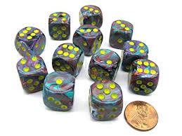 Chessex: D6 Festive™ DICE SET - 16MM | Spectrum Games