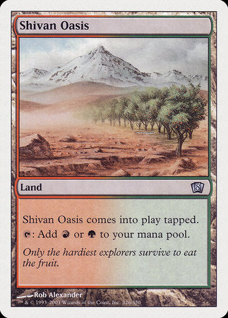 Shivan Oasis [Eighth Edition] | Spectrum Games