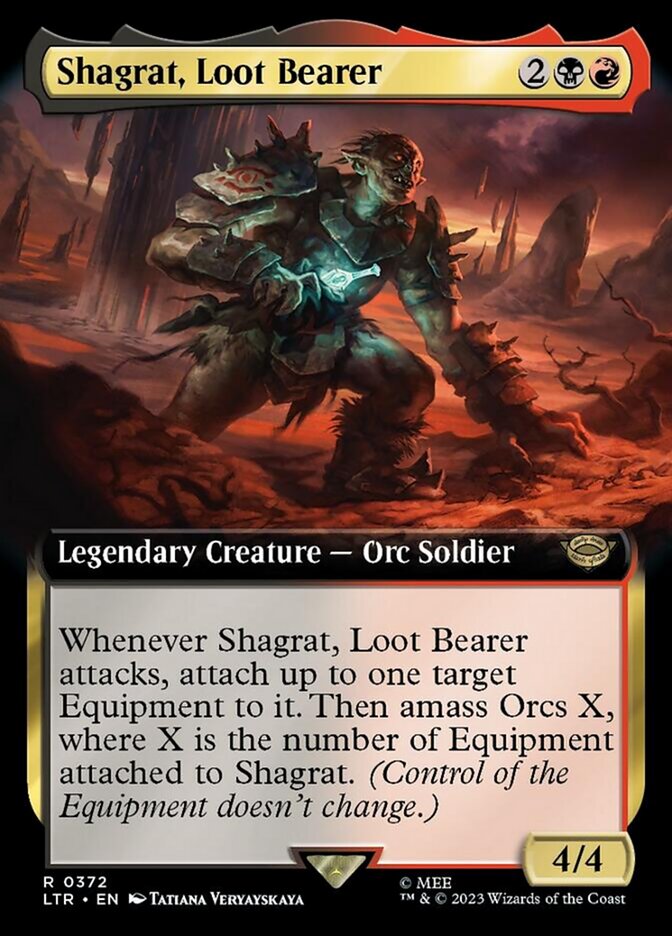 Shagrat, Loot Bearer (Extended Art) [The Lord of the Rings: Tales of Middle-Earth] | Spectrum Games