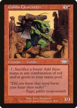 Goblin Clearcutter [Legions] | Spectrum Games