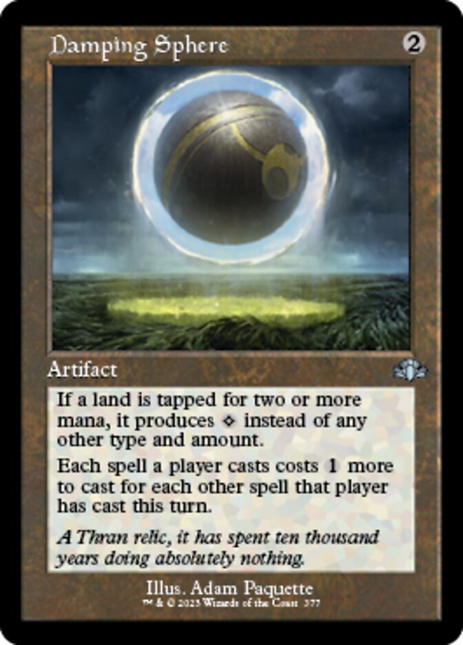 Damping Sphere (Retro) [Dominaria Remastered] | Spectrum Games