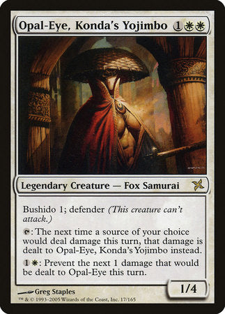 Opal-Eye, Konda's Yojimbo [Betrayers of Kamigawa] | Spectrum Games