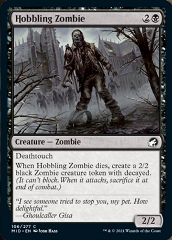 Hobbling Zombie [Innistrad: Midnight Hunt] | Spectrum Games