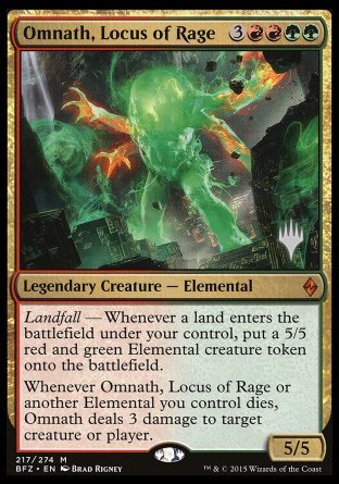 Omnath, Locus of Rage (Promo Pack) [Dungeons & Dragons: Adventures in the Forgotten Realms Promos] | Spectrum Games