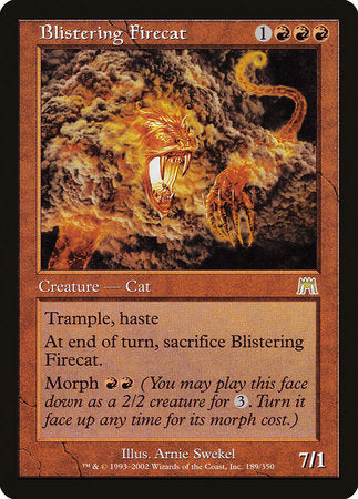 Blistering Firecat [Onslaught] | Spectrum Games