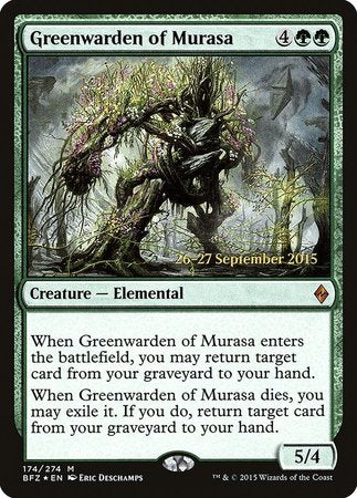 Greenwarden of Murasa [Battle for Zendikar Promos] | Spectrum Games