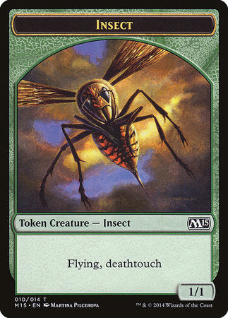 Insect Token (Deathtouch) [Magic 2015 Tokens] | Spectrum Games