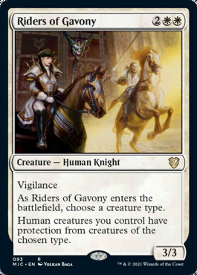 Riders of Gavony [Innistrad: Midnight Hunt Commander] | Spectrum Games