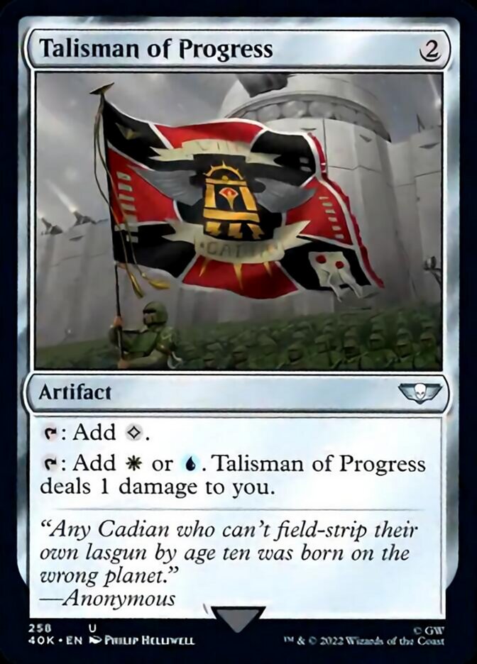 Talisman of Progress (Surge Foil) [Universes Beyond: Warhammer 40,000] | Spectrum Games