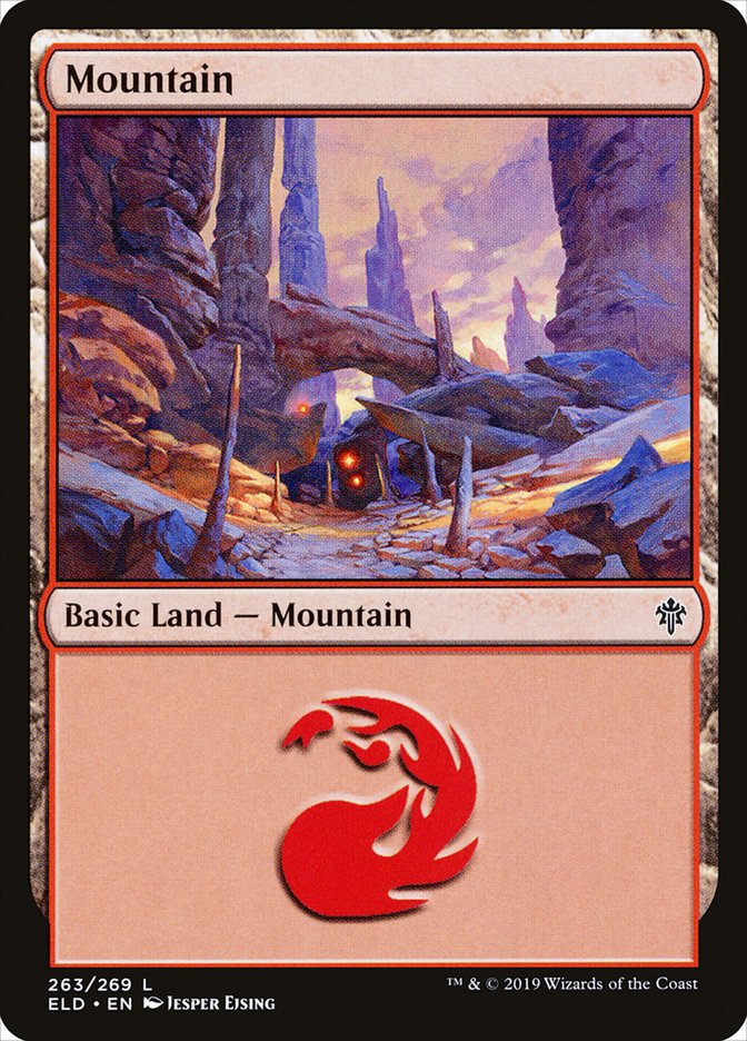 Mountain (263) [Throne of Eldraine] | Spectrum Games