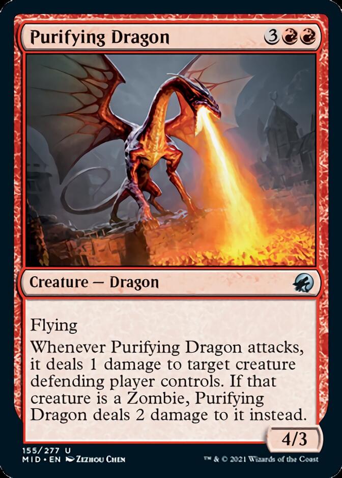 Purifying Dragon [Innistrad: Midnight Hunt] | Spectrum Games
