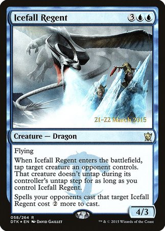 Icefall Regent [Dragons of Tarkir Promos] | Spectrum Games