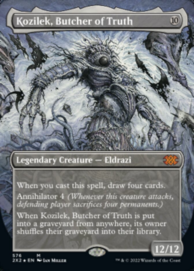 Kozilek, Butcher of Truth (Textured Foil) [Double Masters 2022] | Spectrum Games