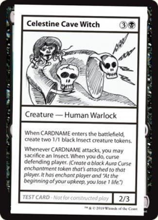 Celestine Cave Witch (2021 Edition) [Mystery Booster Playtest Cards] | Spectrum Games