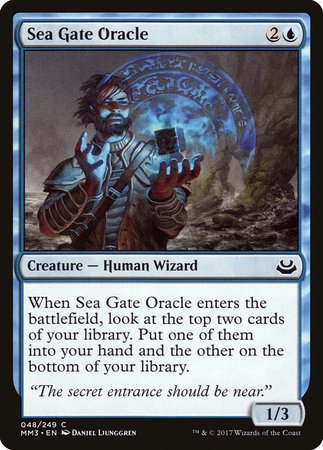 Sea Gate Oracle [Modern Masters 2017] | Spectrum Games