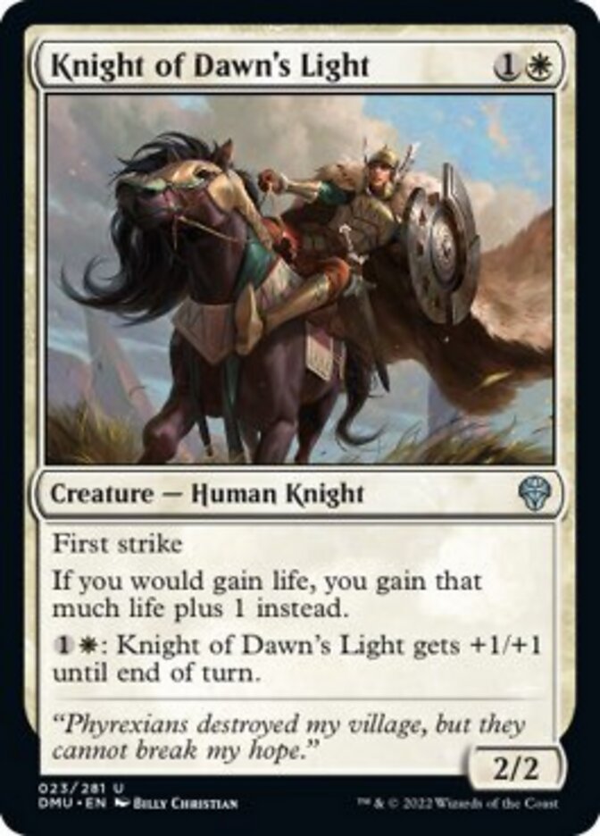 Knight of Dawn's Light [Dominaria United] | Spectrum Games