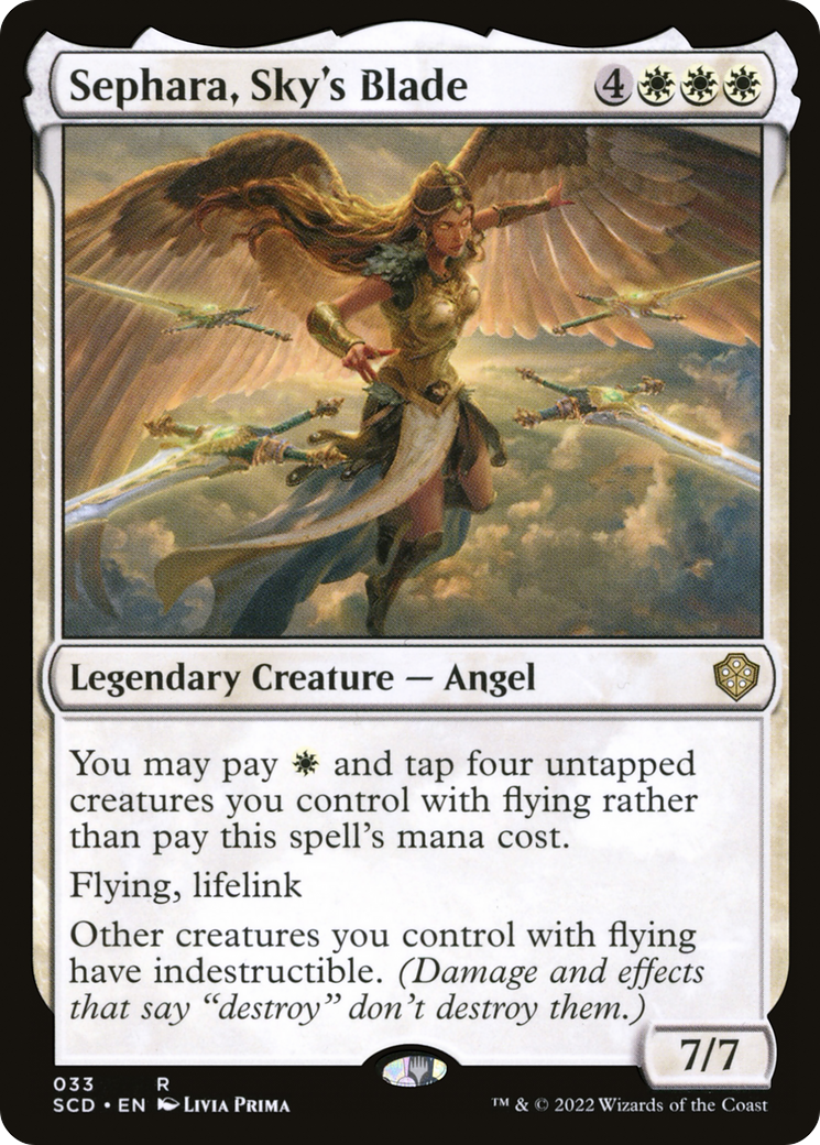 Sephara, Sky's Blade [Starter Commander Decks] | Spectrum Games