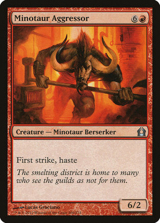 Minotaur Aggressor [Return to Ravnica] | Spectrum Games