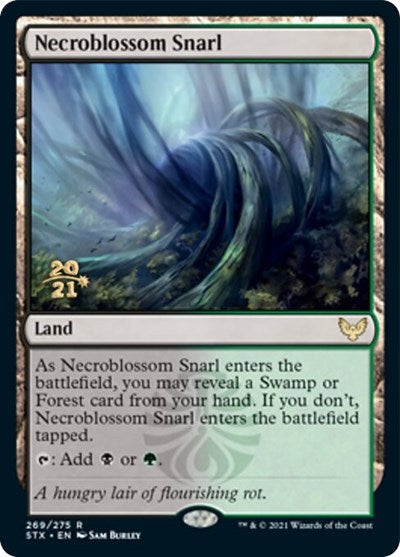 Necroblossom Snarl [Strixhaven: School of Mages Prerelease Promos] | Spectrum Games