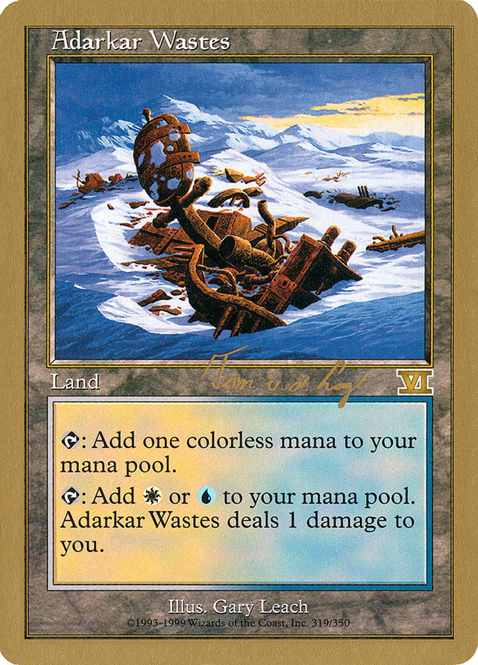 Adarkar Wastes (Tom van de Logt) [World Championship Decks 2000] | Spectrum Games