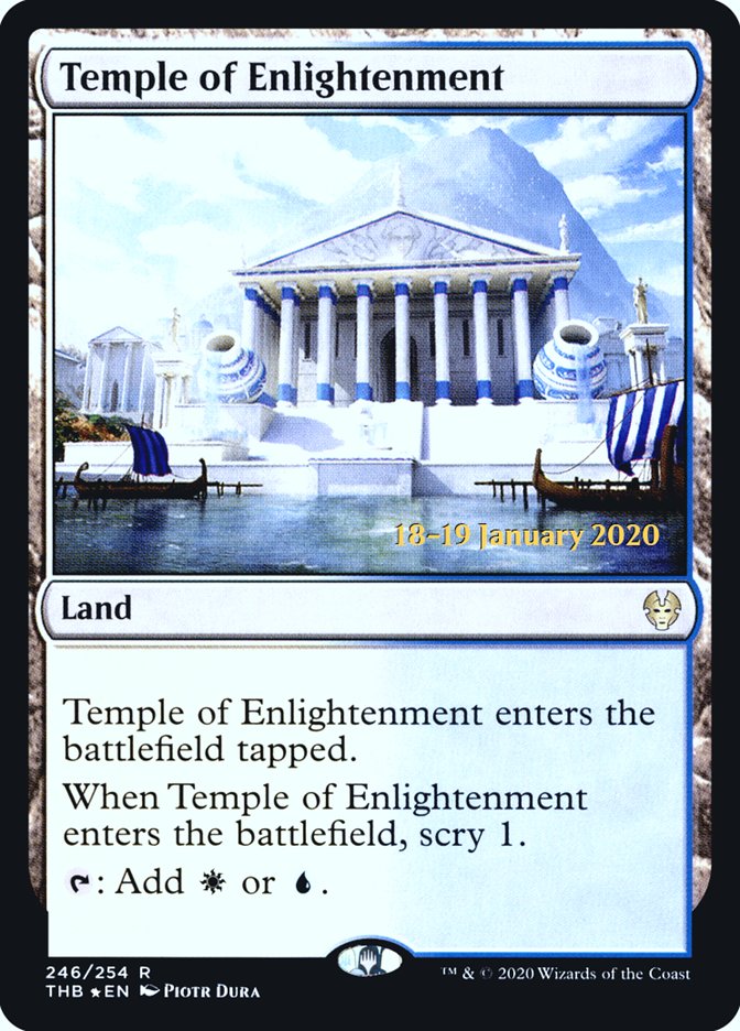 Temple of Enlightenment [Theros Beyond Death Prerelease Promos] | Spectrum Games