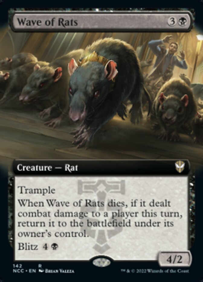 Wave of Rats (Extended Art) [Streets of New Capenna Commander] | Spectrum Games