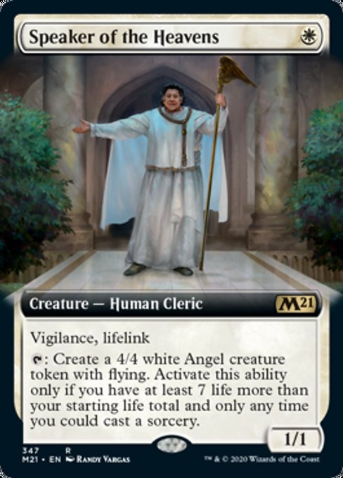 Speaker of the Heavens (Extended Art) [Core Set 2021] | Spectrum Games