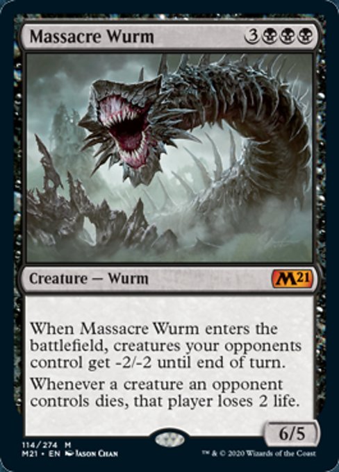 Massacre Wurm [Core Set 2021] | Spectrum Games