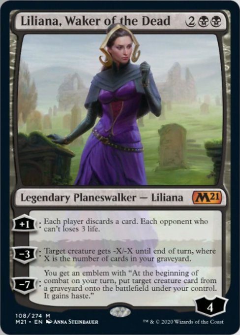 Liliana, Waker of the Dead [Core Set 2021] | Spectrum Games