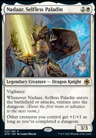 Nadaar, Selfless Paladin (Promo Pack) [Dungeons & Dragons: Adventures in the Forgotten Realms Promos] | Spectrum Games