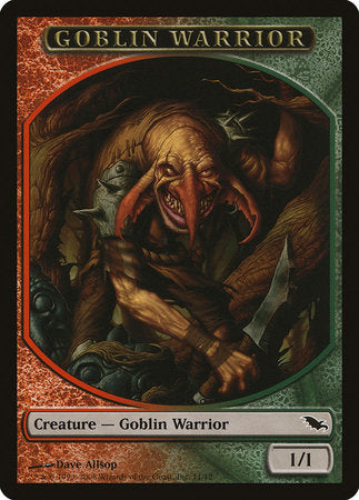 Goblin Warrior Token (Red/Green) [Shadowmoor Tokens] | Spectrum Games