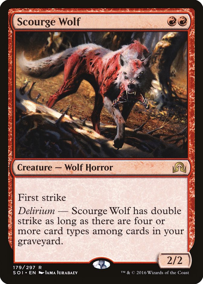 Scourge Wolf [Shadows over Innistrad] | Spectrum Games